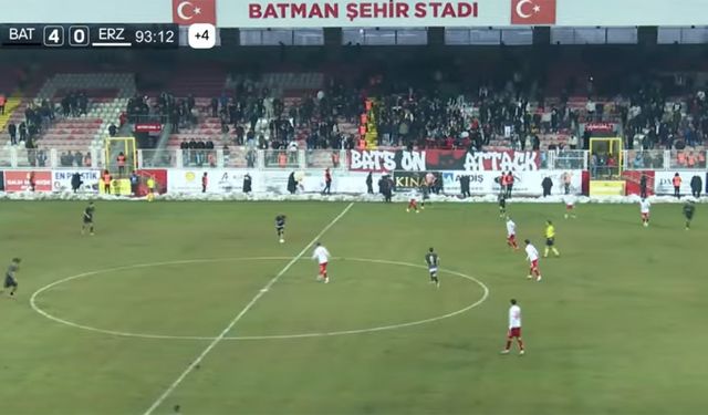 Erzincanspor Liderden Fark Yedi; 0-4