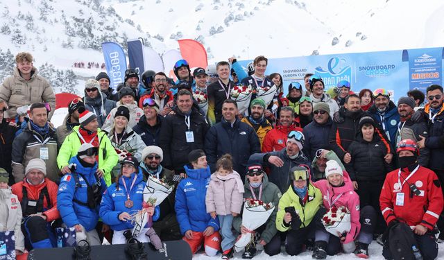 Ergan, Snowboard Cross Europa Cup 2026’dan Tam Not Aldı