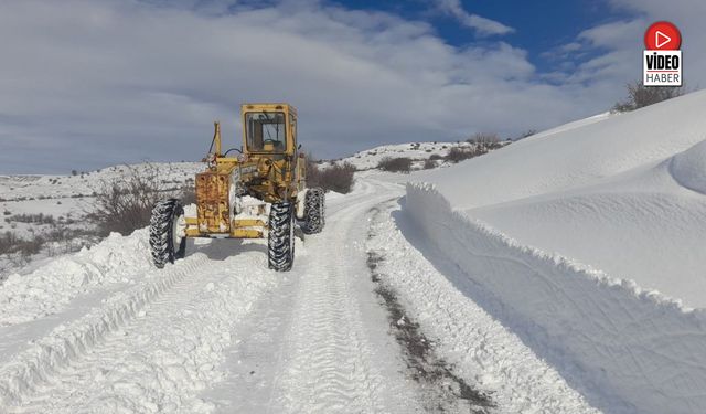 Erzincan'da Kapalı Köy Yolları Açılıyor