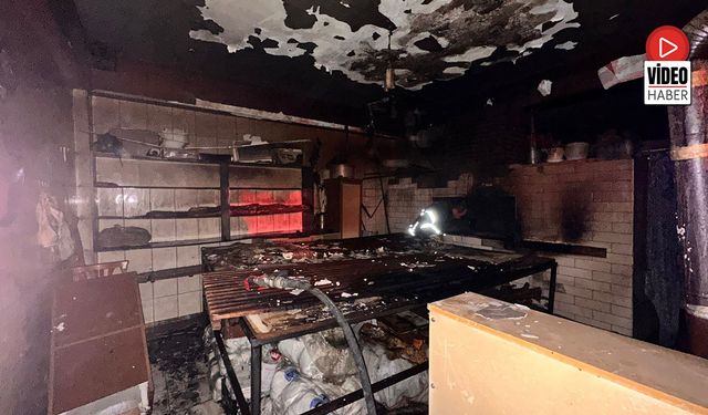 Erzincan'da Ekmek Fırınında Yangın