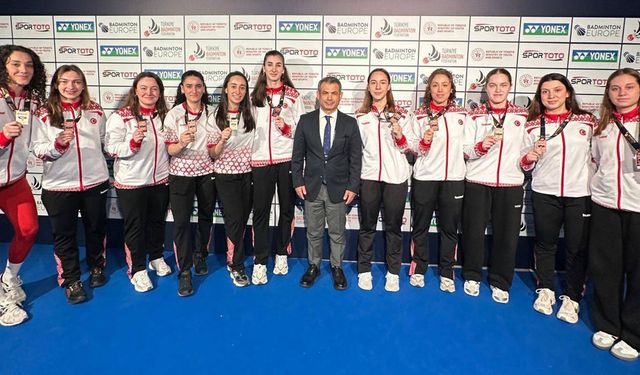 Kadın Badminton Milli Takımı Avrupa Üçüncüsü