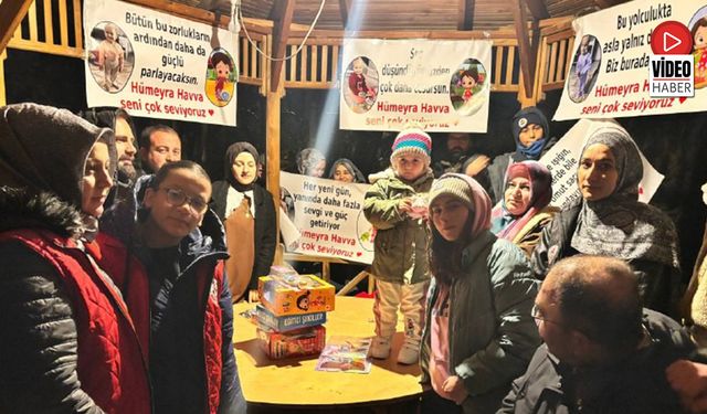 Minik Hümeyra'ya Umut Olmak İçin Evinin Önünde Sürpriz Yaptılar