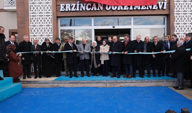 Erzincan Öğretmenevinin Açılışı Yapıldı