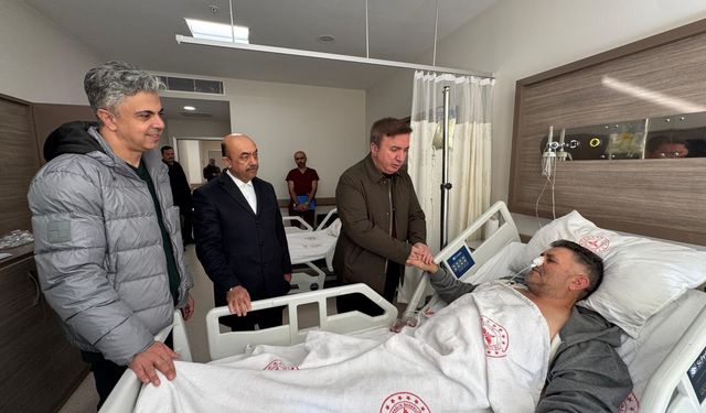 Vali Aydoğdu’dan Gazeteci İsmail Seven’e Ziyaret