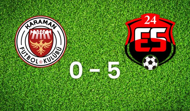 Erzincanspor Deplasmanda Çok Farklı; 0-5