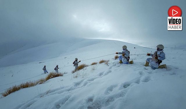 Soğuk ve Kara Rağmen Mehmetçik Görevde