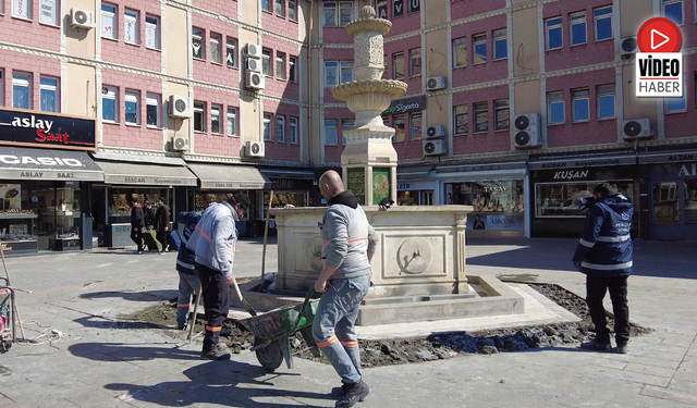 Erzincan’da Tarihi Çeşme Çevresinde Düzenleme Çalışması
