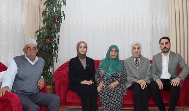 Kaymakam Duman’dan Şehit Ailesine Ziyaret