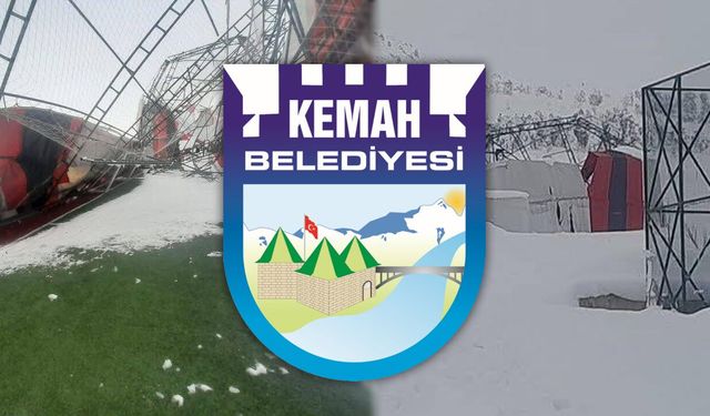 Karın Çökerttiği Halı Saha Yeniden Yapılıyor