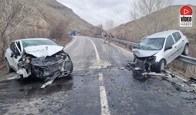 Kemah Yolu’nda İki Araç Çarpıştı: 1 Kişi Yaralandı