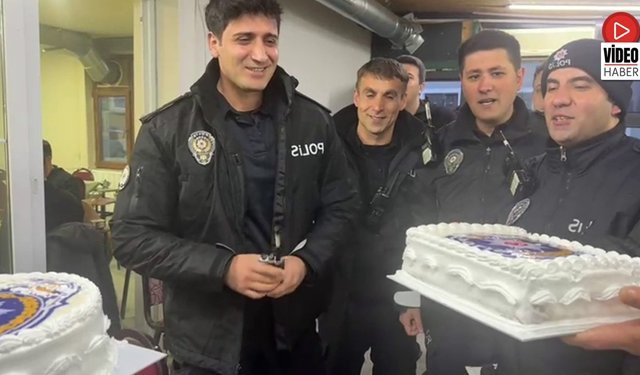 Avcılardan Polislere Sürpriz: Kavga İhbarına Gittiler, Pasta Kestiler