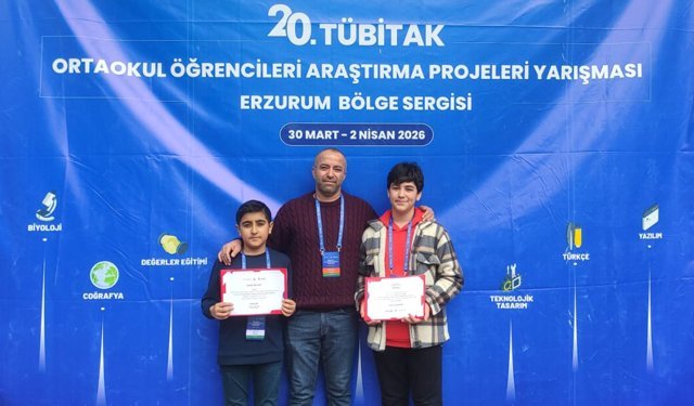 TÜBİTAK Yarışmasında Erzincan İmzası
