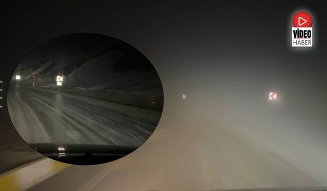 Sakaltutan Geçidi’nde Sis ve Kar Ulaşımı Zorlaştırıyor