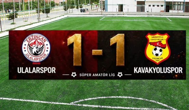 Erzincan Amatör Ligi’nde Kritik Maçta Kazanan Çıkmadı