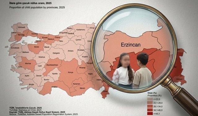 2025 Verilerine Göre Erzincan’da Çocuk Nüfusu Düşüşte