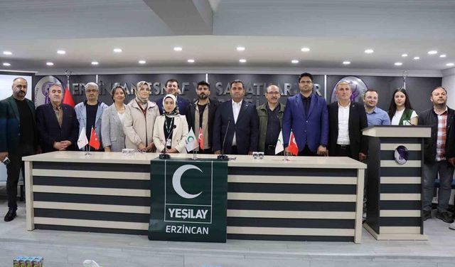 Yeşilay Erzincan Şubesi Genel Kurulu Yapıldı