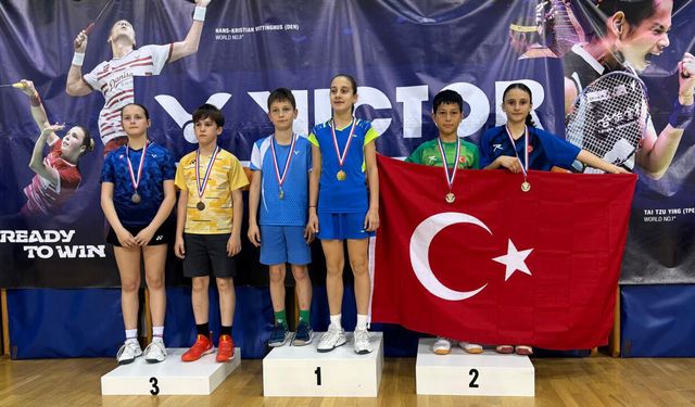 Erzincanlı Badmintoncular Avrupa İkincisi Oldu