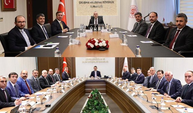 Erzincan Heyetinden Bakanlık Ziyaretleri