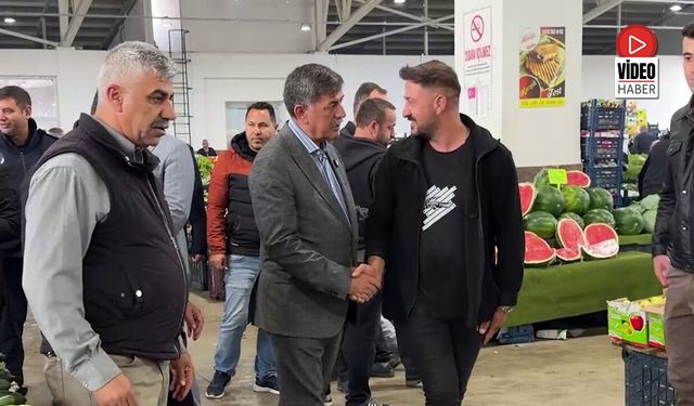 Başkan Aksun, Pazarcı Esnafı ve Vatandaşlarla Buluştu