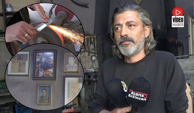 Erzincan'da Bıçaklar Bayrama Bileniyor