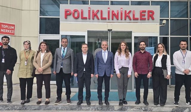 Tekin, Kemah Devlet Hastanesi'nde Çalışmaları İnceledi