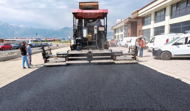 Yeni Sanayi Sitesi’nde Asfalt Çalışmaları
