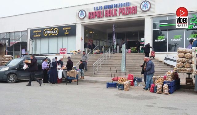 Cumartesi Pazarında Fiyatlar Düştü