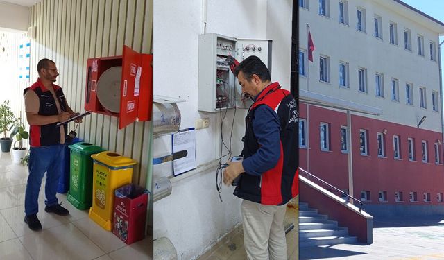 Erzincan’da Eğitim Kurumlarına İSG Kontrolü