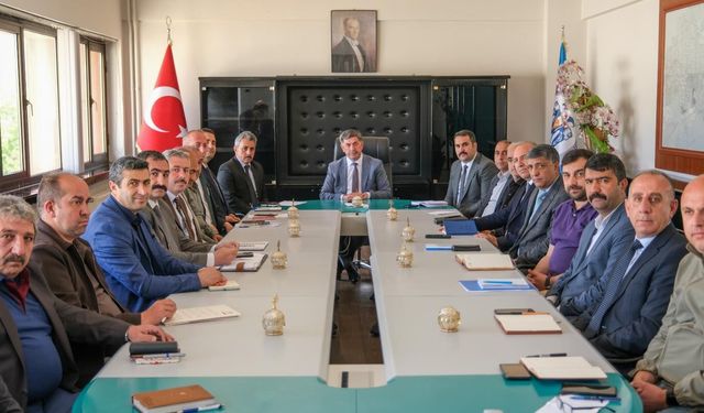 Başkan Aksun’dan Birim Müdürleriyle İstişare Toplantısı