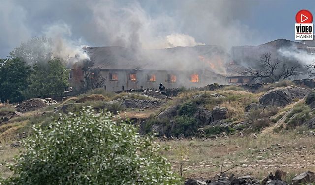 Işıkpınar’da Yangın, itfaiye Seferber Oldu