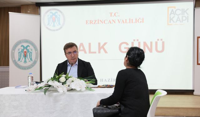 Vali Aydoğdu’dan “Halk Günü” Buluşması