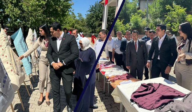Kemah'da Hayat Boyu Öğrenme Şenliği Sergisi Açıldı