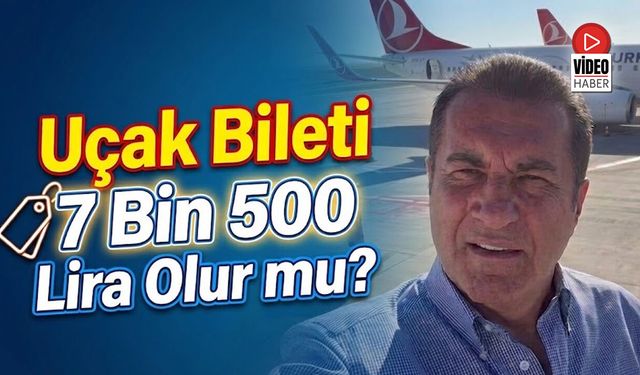 Sarıgül'den 7 Bin 500 Liralık Uçak Biletine Tepki