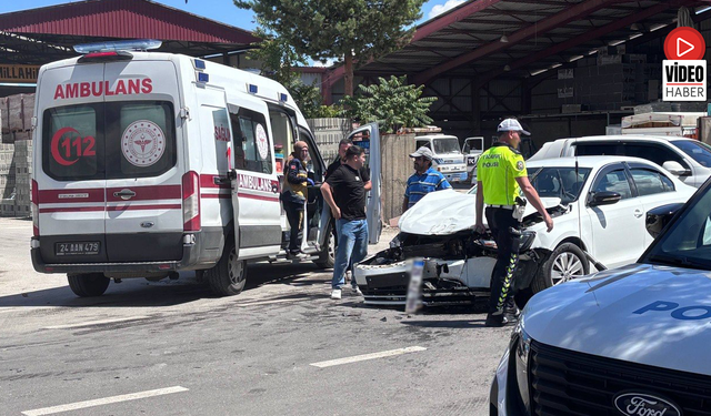 Erzincan’da 3 Araçlı Kaza: 1 Yaralı