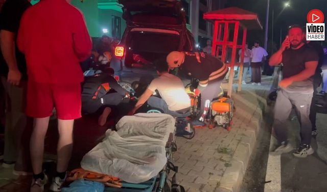 16 yaşındaki Motosiklet Sürücüsü Aracın Altında Sıkıştı