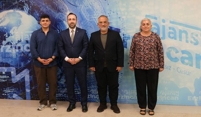İletişim Bölge Müdürü Ödeş’ten Ajans Erzincan’a Basın Bayramı Ziyareti