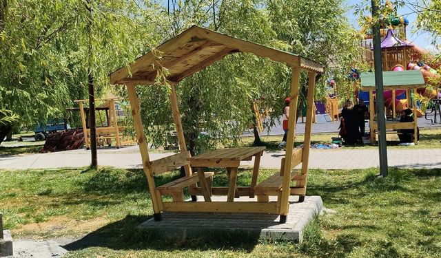 Ekşisu Mesire Alanı'na Yeni Oturma Alanları