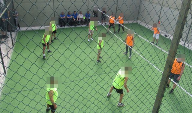 Erzincan Cezaevinde Voleybol Turnuvası