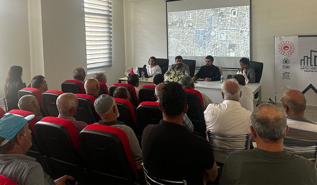 Erzincan'da Kentsel Dönüşüm İçin Uzlaşma Toplantısı