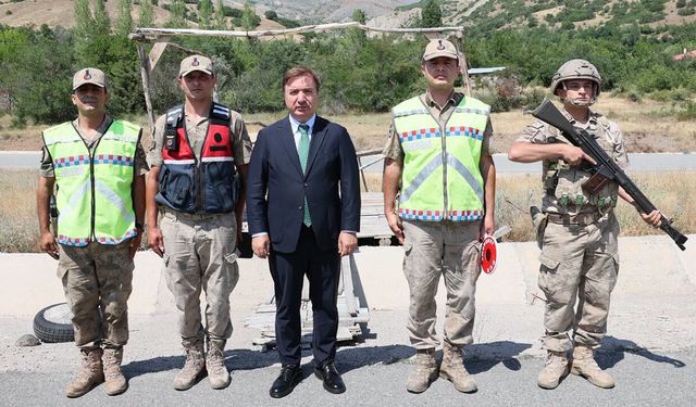 Vali Aydoğdu’ndan Asayiş Ekiplerine Ziyaret