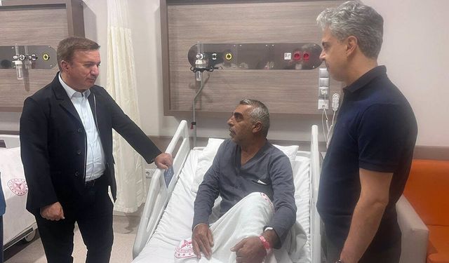 Vali Aydoğdu'dan Geçmiş Olsun Ziyareti