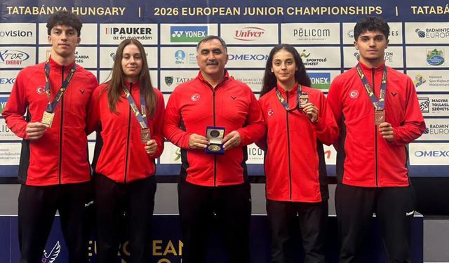 Badminton’da Avrupa 3. Sü Oldular