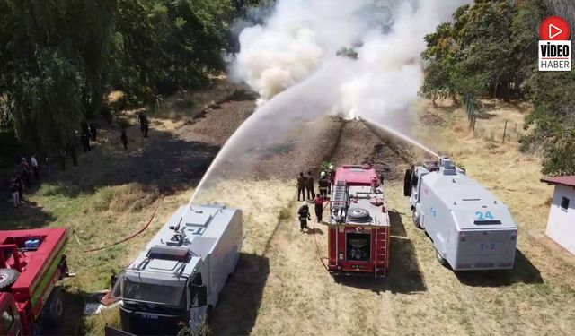 Erzincan Kent Ormanı'nda Orman Yangını Tatbikatı