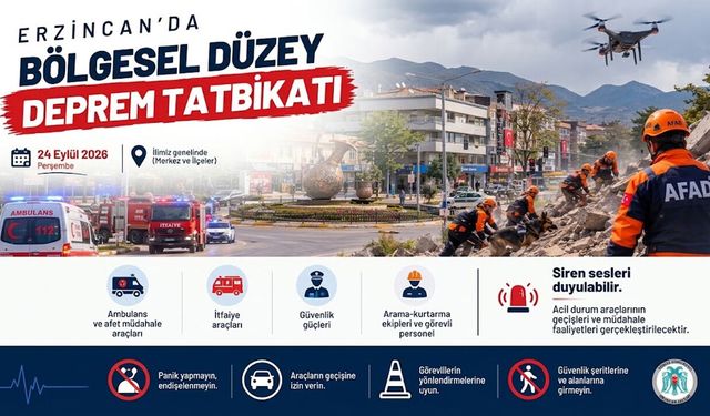 Geniş Kapsamlı Deprem ve Afet Tatbikatı Düzenlenecek