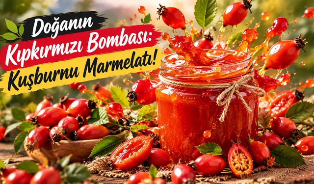 Doğanın Kıpkırmızı Bombası: Kuşburnu Marmelatı!