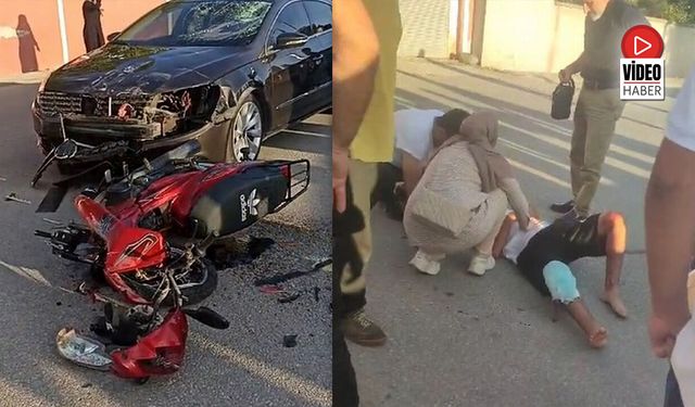 Erzincan’da Otomobil İle Motosiklet Çarpıştı: 2 Genç Yaralandı