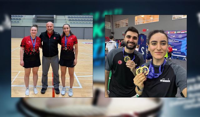 Badmintonda Erzincan’ın Gururu Oldular