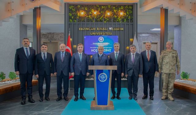 Binali Yıldırım’dan Rektör Kuyrukluyıldız’a Ziyaret