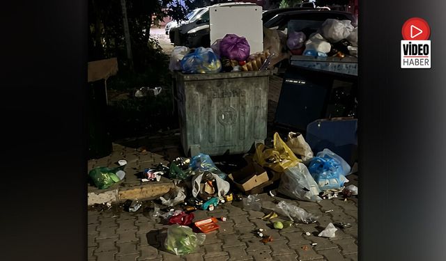 Erzincan’da Geçit TOKİ Sakinlerinin Çöp Tepkisi