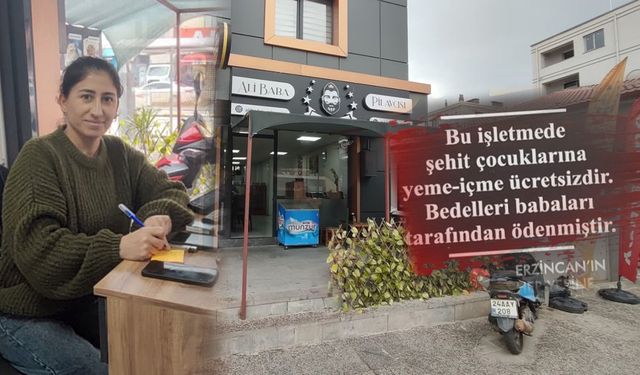 Ali Baba Pilavcı’dan Şehit Çocuklarına Ücretsiz Yemek